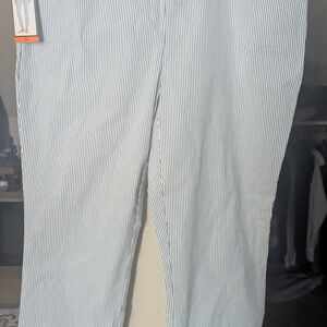 Striped Blue and White Pants